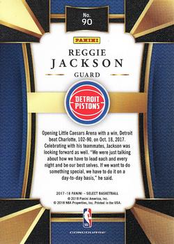 2017-18 Panini Select #90 Reggie Jackson Back