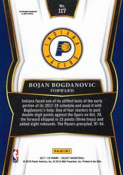 2017-18 Panini Select #117 Bojan Bogdanovic Back