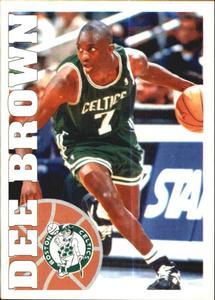 1995-96 Panini NBA Stickers (Brazil/Portuguese) #1 Dee Brown Front