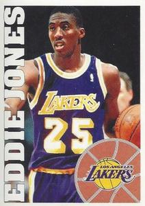 1995-96 Panini NBA Stickers (Brazil/Portuguese) #230 Eddie Jones Front