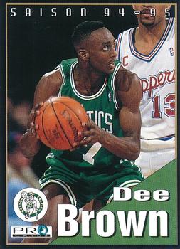 1994-95 Pro Cards French Sports Action Basket #6003 Dee Brown Front