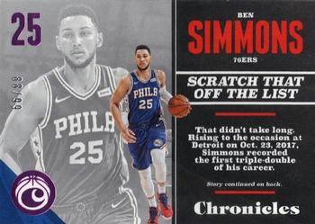 2017-18 Panini Chronicles - Pink #67 Ben Simmons Front