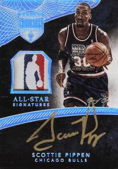2014-15 Panini Eminence - All-Star Tags Signatures #AST-SP Scottie Pippen Front