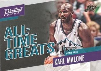 2017-18 Panini Prestige - All-Time Greats #15 Karl Malone Front