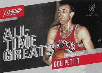 2017-18 Panini Prestige - All-Time Greats #20 Bob Pettit Front
