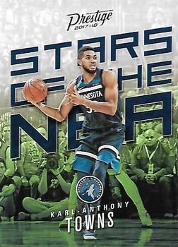 2017-18 Panini Prestige - Stars of the NBA #7 Karl-Anthony Towns Front