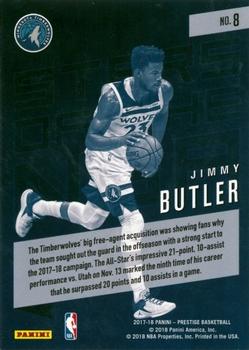 2017-18 Panini Prestige - Stars of the NBA #8 Jimmy Butler Back