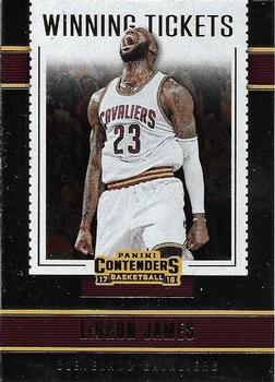 2017-18 Panini Contenders - Winning Tickets #23 LeBron James Front