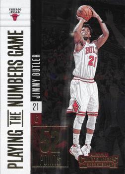 2017-18 Panini Contenders - Playing the Numbers Game #10 Jimmy Butler Front