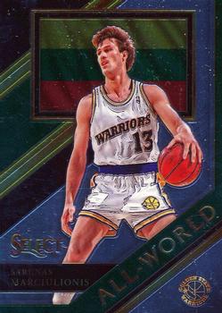 2017-18 Panini Select - All-World #AW-19 Sarunas Marciulionis Front