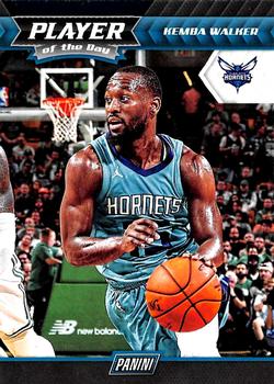 2017-18 Panini Player of the Day #6 Kemba Walker Front