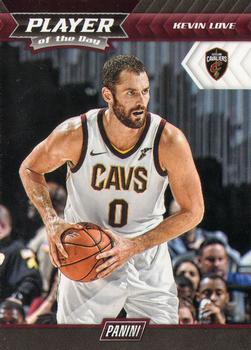 2017-18 Panini Player of the Day #9 Kevin Love Front