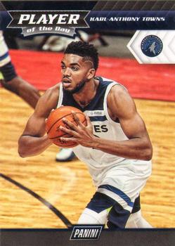 2017-18 Panini Player of the Day #19 Karl-Anthony Towns Front