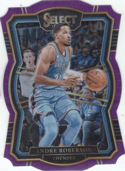 2017-18 Panini Select - Purple Prizms Die Cut #131 Andre Roberson Front