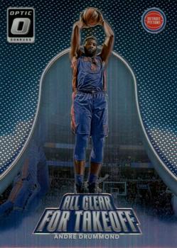 2017-18 Donruss Optic - All Clear for Takeoff Holo #3 Andre Drummond Front
