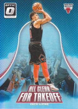 2017-18 Donruss Optic - All Clear for Takeoff Holo #13 Zach LaVine Front
