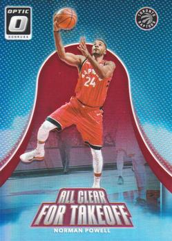 2017-18 Donruss Optic - All Clear for Takeoff Red #2 Norman Powell Front