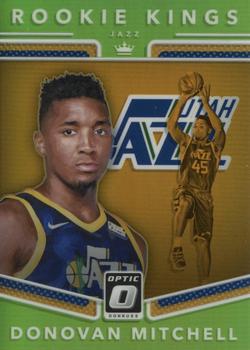 2017-18 Donruss Optic - Rookie Kings Lime Green #13 Donovan Mitchell Front