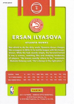 2017-18 Donruss Optic - Fast Break Holo #5 Ersan Ilyasova Back