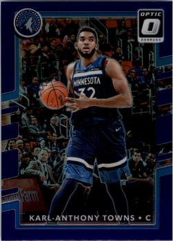 2017-18 Donruss Optic - Purple #89 Karl-Anthony Towns Front