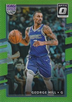 2017-18 Donruss Optic - Lime Green #129 George Hill Front