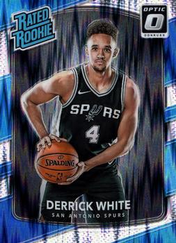 2017-18 Donruss Optic - Rated Rookie Shock #172 Derrick White Front