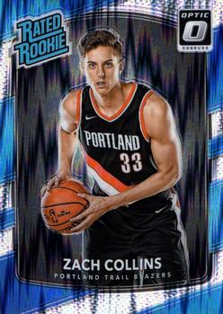 2017-18 Donruss Optic - Rated Rookie Shock #191 Zach Collins Front