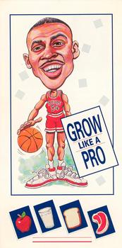 1989-90 Wisconsin Dairy Council Chicago Bulls #NNO Horace Grant Front