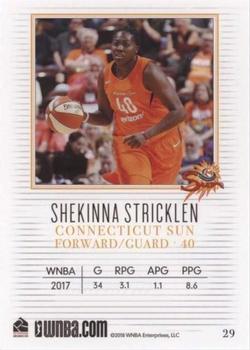 2018 Rittenhouse WNBA #29 Shekinna Stricklen Back