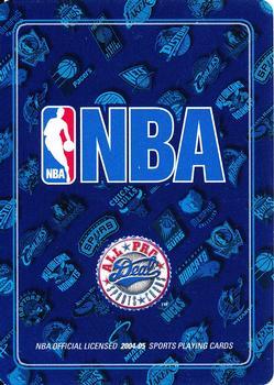 2004-05 All Pro Deal NBA Sports Playing Cards #Q♣ Dirk Nowitzki Back