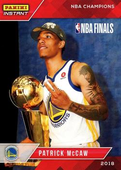 2017-18 Panini Instant Golden State Warriors NBA Champions #12 Patrick McCaw Front