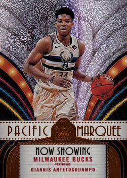 2017-18 Panini Crown Royale - Pacific Marquee #PM-46 Giannis Antetokounmpo Front