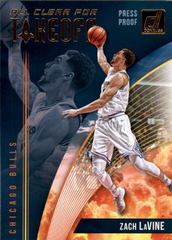2018-19 Donruss - All Clear for Takeoff Press Proof #5 Zach LaVine Front
