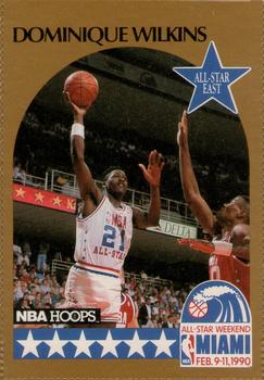 1990-91 Hoops - All-Star Program Perforated #NNO Dominique Wilkins Front