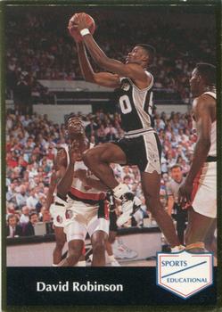 1991-92 Sports Educational - 1992 National Convention Promos #17 David Robinson Front
