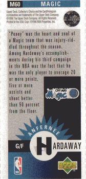 1996-97 Collector's Choice - Mini-Cards #M60 Anfernee Hardaway Back