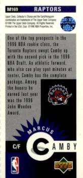 1996-97 Collector's Choice - Mini-Cards #M169 Marcus Camby Back