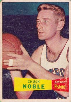 1957-58 Topps #11 Chuck Noble Front