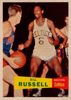 1957-58 Topps #77 Bill Russell Front