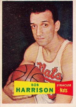 1957-58 Topps #63 Bob Harrison Front