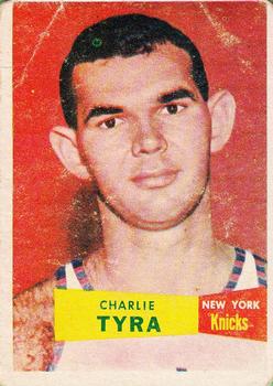 1957-58 Topps #68 Charlie Tyra Front