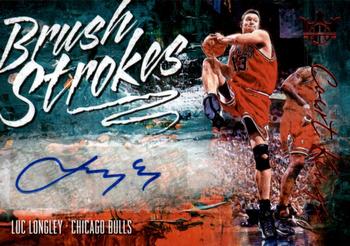 2018-19 Panini Court Kings - Brush Strokes Ruby #BR-LLG Luc Longley Front
