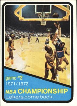 1972-73 Topps #155 1971-72 NBA Finals Game 2 Front