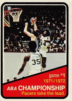 1972-73 Topps #241 1971-72 ABA Finals Game 1 Front