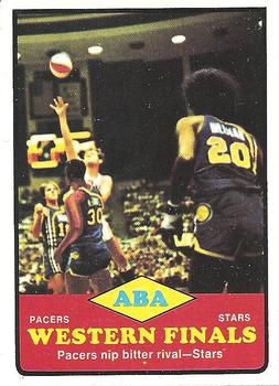 1973-74 Topps #206 ABA Western Finals Front