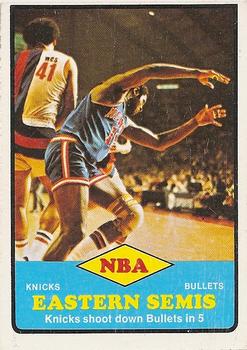 1973-74 Topps #62 NBA Eastern Semis Front