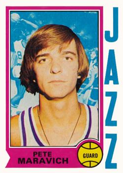 1974-75 Topps #10 Pete Maravich Front