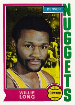 1974-75 Topps #202 Willie Long Front