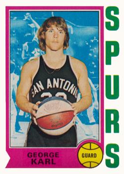 1974-75 Topps #257 George Karl Front