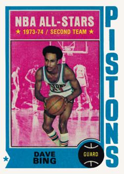1974-75 Topps #40 Dave Bing Front